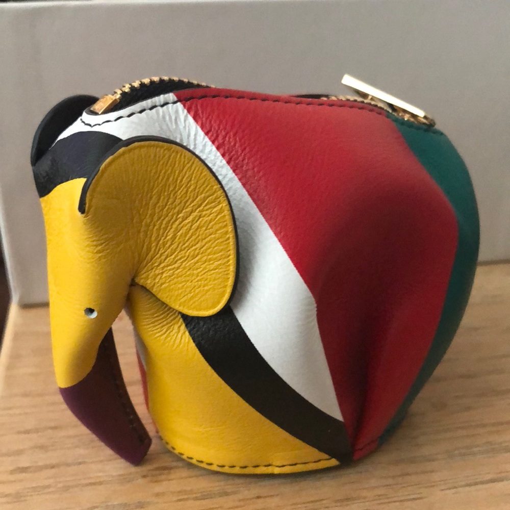 COPY - Loewe elephant multi color coin purse. This is not the charm. This is bi…